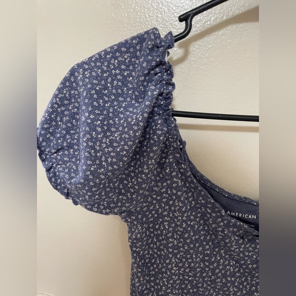 ✨American Eagle Floral Crop Top Size S - Picture 3 of 8